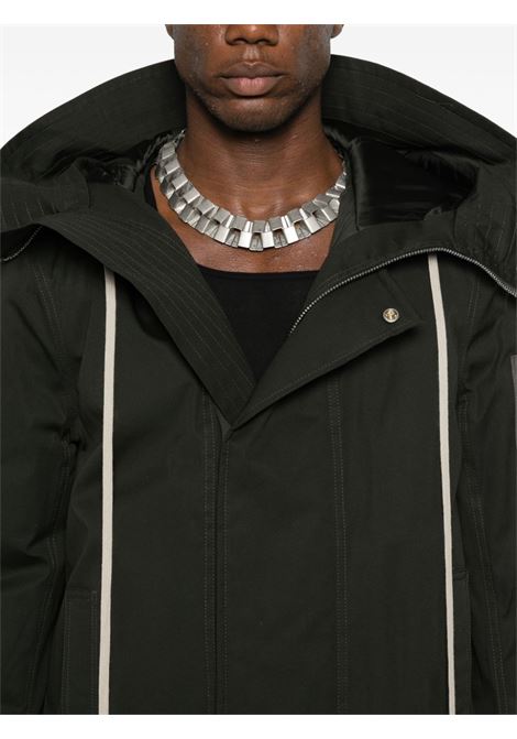 Forest green hooded padded parka Rick Owens - men RICK OWENS | RU02D6980TE75